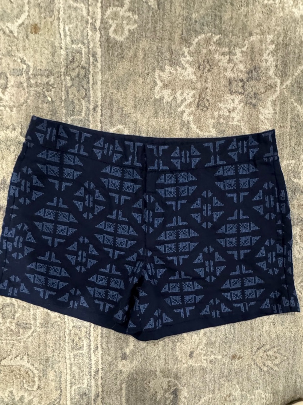 Lucky Brand Navy Geometric Jacquard Women’s Shorts